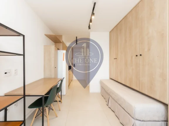 Imagem Venda de Apartamento de 1 Quarto na Cidade de São Paulo-SP, Bairro Pinheiros: Suite, Sala, Banheiro, 27m² de área!