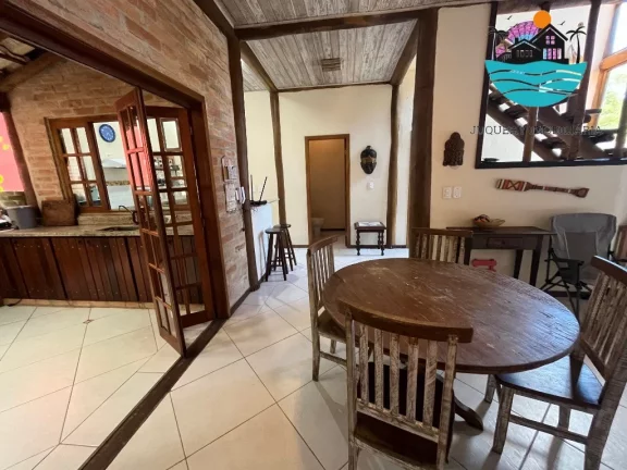 Imagem Casa em Juquehy para Alugar Anual Condomínio fechado com 4 suítes, 300m da praia, piscina coletiva, churrasqueira privativa | Juquehy Imobiliária