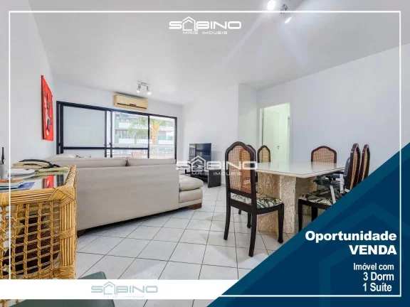 Imagem Apartamento à venda, com 3 dormitórios 102m² de área útil, 3 banheiros - Riviera de São Lourenço - Bertioga SP.