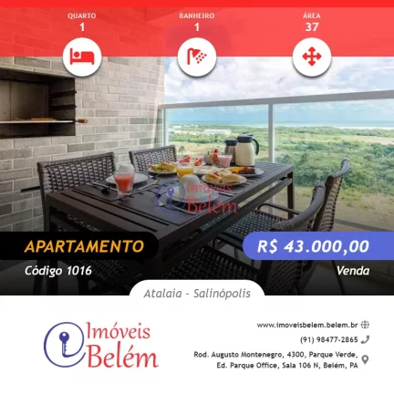 Imóveis Belém Vende cota no Salinas Park Resort - Torre Corvina