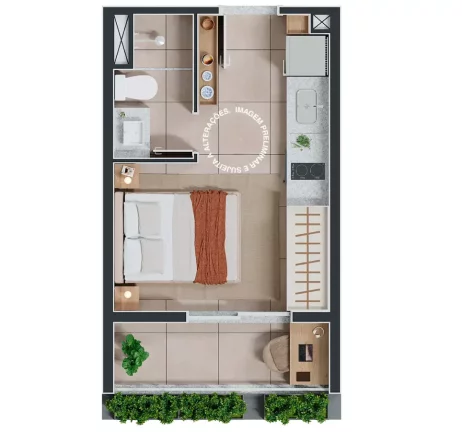 Imagem Apartamento com 1 Quarto à Venda, 29 m² em Santa Cecília - São Paulo Imagem Apartamento com 1 Quarto à Venda, 29 m² em Santa Cecília - São Paulo