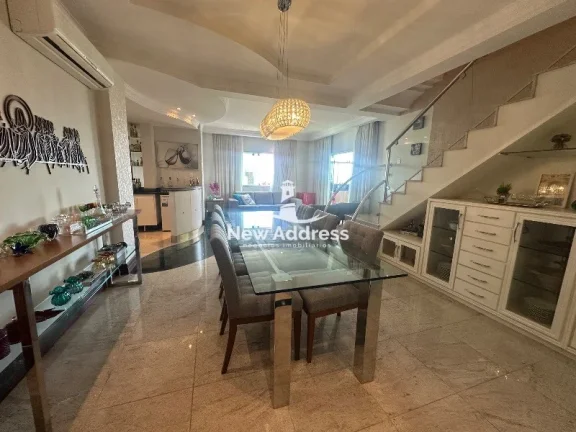 Imagem Cobertura na Praia da Costa com 429m², área gourmet com piscina e vista panorâmica - Vila Velha