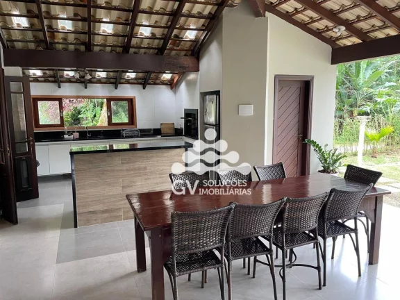 Imagem Casa com 5 suítes para venda, para venda e locação temporada - Condomínio Recanto da Lagoinha - Ubatuba/SP