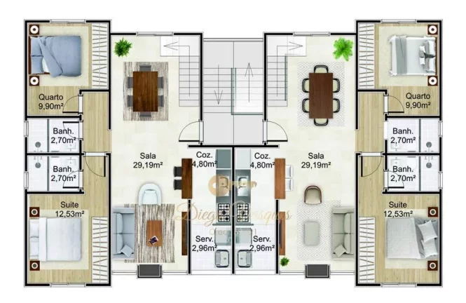 Imagem Apartamento para Venda em Teresópolis / RJ no bairro Bom Retiro