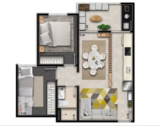 Imagem APARTAMENTO RESIDENCIAL em São Paulo - SP, Vila Ema
