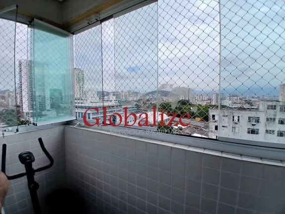 Imagem Apartamento 02 suítes vaga de garagem demarcada lazer completo com elevador no Boqueirão - Santos R$ 899.000,00
