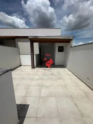 Imagem Linda cobertura nova à venda, elevador com acesso exclusivo à cobertura, localizada no Jardim Alvorada, Santo André, com 2 dormitórios, 1 vaga, 80 m².