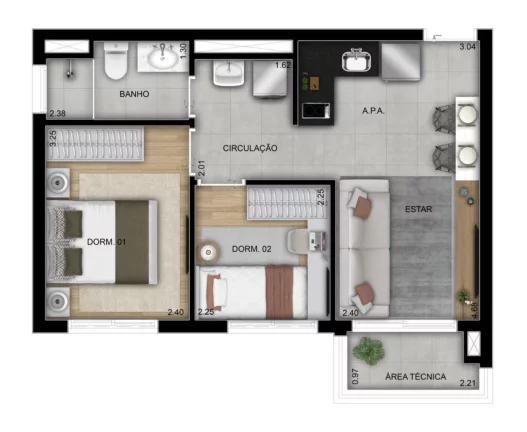 Imagem APARTAMENTO RESIDENCIAL em São Paulo - SP, Vila Guilhermina