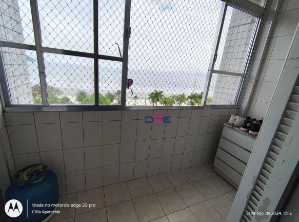 Imagem Apartamento com VISTA MAR , 2 dormitórios, 2 BANHEIROS, VARANDA FRENTE MAR NA QUADRA DA PRAIA à venda, 77 m² por R$ 573.000,00 Aparecida - Santos/SP
