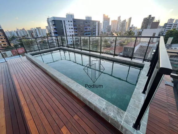 Imagem Flats Studio com varanda/sacada e projetados á 200m da praia do Bessa/Jardim Oceania -FL0734.