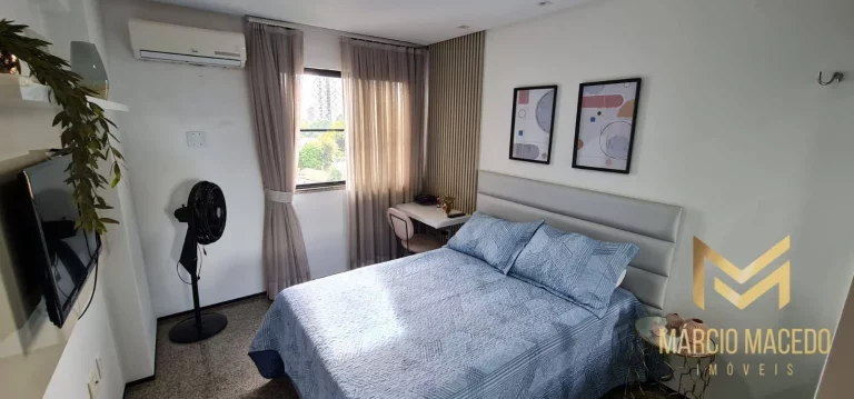 Imagem Apartamento projetado com 3 suítes à venda, 125 m² por R$ 750.000 - Engenheiro Luciano Cavalcante - Fortaleza/CE