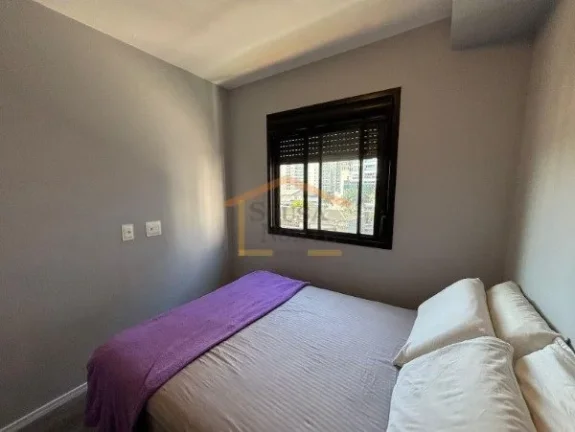 Imagem Apartamento de 34 m², com 2 dormitórios, banheiro, sala e cozinha, totalmente mobiliado.
SEM VAGA ...
