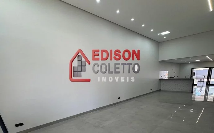 Imagem "Pronto para Morar" Casa recem construída a venda, Residencial Agápe, 3 Quartos, Piracicaba!!