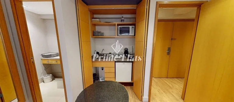 Imagem Flat disponível para locação no Transamerica Executive Jardins, com 45m², 2 dormitórios e 1 vaga