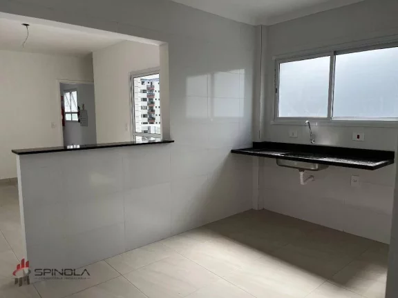Imagem Apartamento com 1 dormitório à venda, 49 m² por R$ 310.000,00 - Vila Guilhermina - Praia Grande/SP