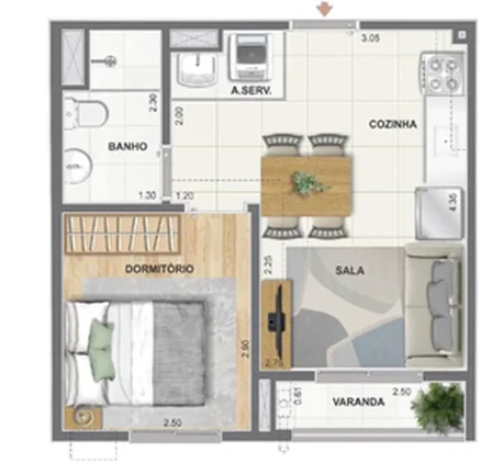 Imagem APARTAMENTO RESIDENCIAL em Rio de Janeiro - RJ, São Cristóvão