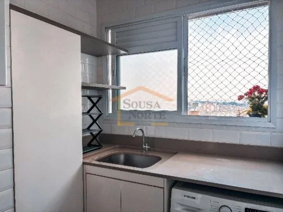 Imagem Apartamento 57m², 2 dormitórios, banheiro, varanda envidraçada, cozinha equipada, rico em planeja...