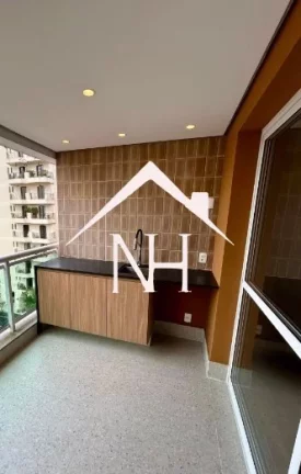 Imagem Apartamento de 98m c/ ar condicionado,2 suítes, terraço gourmet,2 vagas, piscinas, playground, quadra,salão de festas e jogos, saúna,solarium,academia