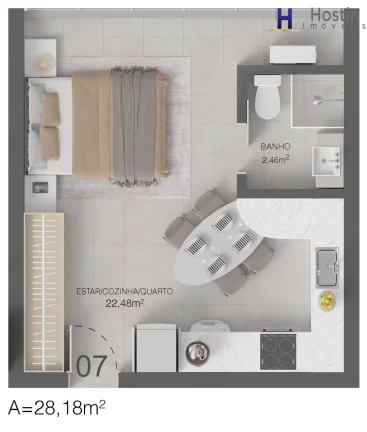 Imagem APARTAMENTO RESIDENCIAL em Joinville - SC, Anita Garibaldi
