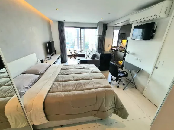 Imagem Flat para venda tem 35 metros quadrados com 1 quarto em Vila Olímpia