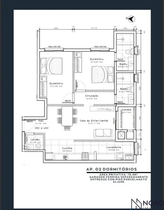 Imagem Apartamento com umas das melhores localizações do bairro Nossa Senhora das Dores
