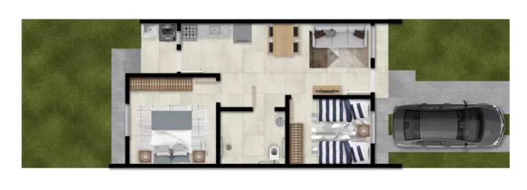 Imagem Reserva Vila Paraiso - Fase 1 - Casa à venda no bairro Parque Espírito Santo - Cachoeirinha/RS