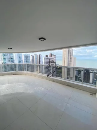Imagem Apartamento com varanda/sacada ampla gourmet e vista para o mar da praia do Cabo Branco /Altiplano - AP1237