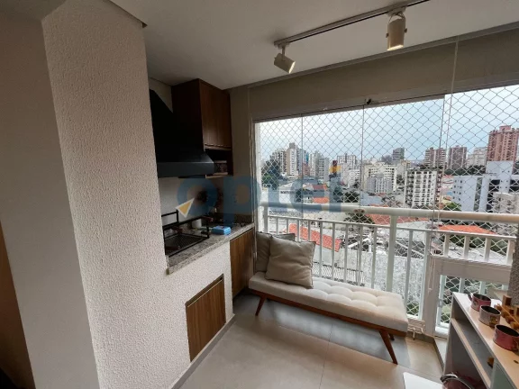 Imagem Apartamento Mobiliado, 2 dorms ( 1 suíte) 67m2 com varanda gourmet e lazer completo no Condomínio Innovare na Vila Bastos em Santo André