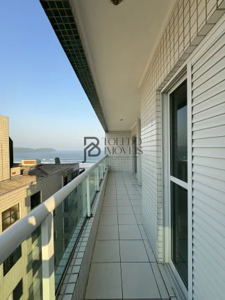 Imagem Apartamento Vista Mar com 2 Dormitórios sendo 1 suíte no bairro Guilhermina - Praia Grande