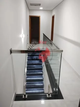 Imagem Sobrado Novo estudo permuta ,3 suítes,sacada, quintal c churrasq,4 vagas , bairro Alves Dias , São Bernardo do Campo