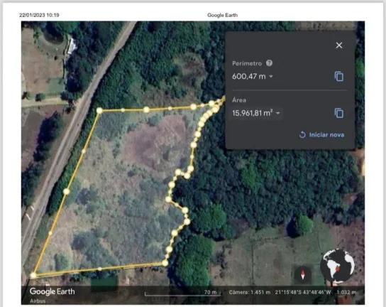 Imagem Terreno à Venda com 15.961,90 m2 na Colônia Rodrigo Silva