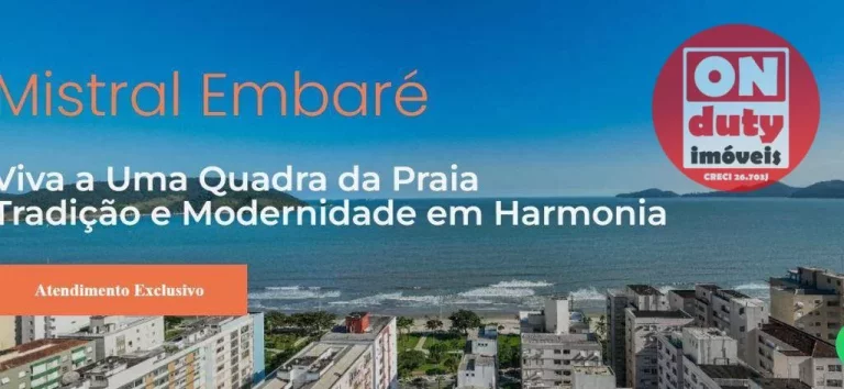 Imagem Apartamento à venda, 123 m² por R$ 1.872.000,00 - Embaré - Santos/SP