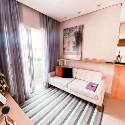 Imagem Apartamento de 60m2 com 2 dormitórios, sendo 1 suíte em Franca/SP