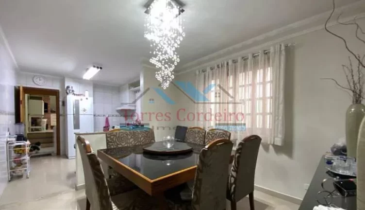 Imagem Sobrado com 3 dorm. (1 suíte) + 4 vagas - Jd. Monte Kemel