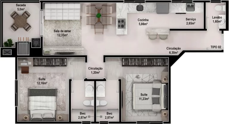 Imagem Apartamento à venda no bairro Vila Operária - Itajaí/SC