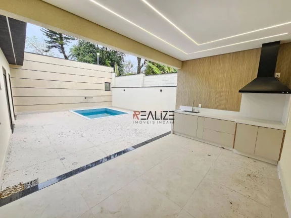 Imagem Casa térrea com 3 suítes à venda, 190 m² por R$ 1.790.000 - Condomínio Com Lago - Indaiatuba/SP