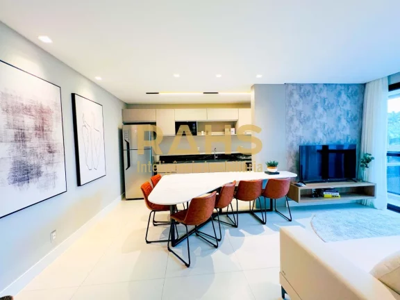 Imagem Lindo Apartamento no Bairro Atiradores Decorado e Equipado com 81,43 m². 2 suítes, lavabo, sacada ...