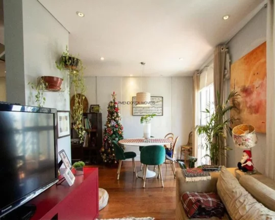 Imagem Cobertura Duplex bem localizada na . Piso inferior: Hall de entrada, living para 2 ambientes, 2 dorm...
