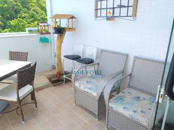 Imagem COBERTURA DECORADA COM LINDA VISTA PARA O MAR, POUCOS METROS DA PRAIA!!!!