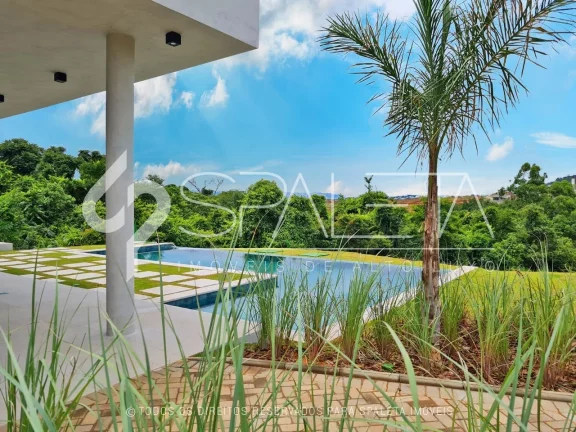 Imagem Maravilhosa residência com arquitetura moderna disponível para locação e venda na Fazenda Serrazul I