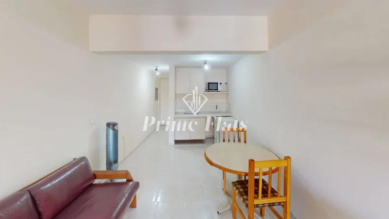 Imagem Flat disponível para locação no Condomínio Waldorf Flat Service, com 30m², 1 dormitório e 1 vaga