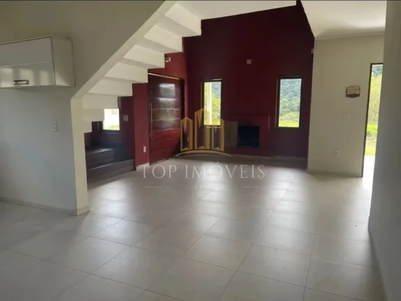 Imagem Magnifica casa cinco suítes lareira terreno de mil e quatrocentos m2 condominio fechado em Jambeiro
