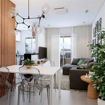 Imagem APARTAMENTO COM 47.57 m² - BOQUEIRAO - PRAIA GRANDE SP