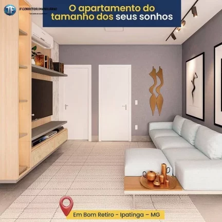 Imagem Apartamento com 3 Quartos à Venda, 83 m² em Bom Retiro - Ipatinga