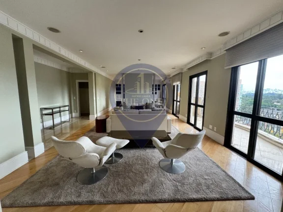 Imagem Apartamento luxuoso para venda ou locação em Moema, São Paulo-SP: 6 quartos, 4 suítes, 3 salas, 6 banheiros, 6 vagas, 313m².