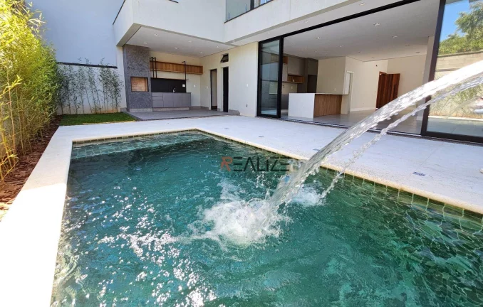 Imagem Casa/Sobrado moderno com 4 suítes à venda, 299 m² por R$ 2.489.000 - Condomínio Alto Padrão - Indaiatuba/SP
