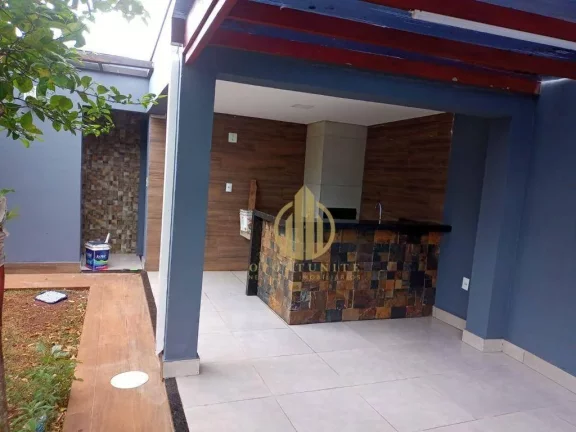 Casa 2 dormitórios com suíte - Quintal amplo - área gourmet - Jardim São Lucas - Jardinópolis/SP