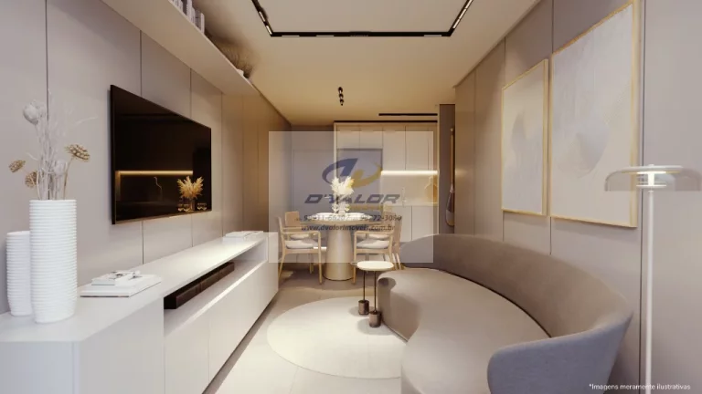Imagem Vendo Apartamentos de 21 à 101m², com 1 ou 2 quartos e 1 vaga