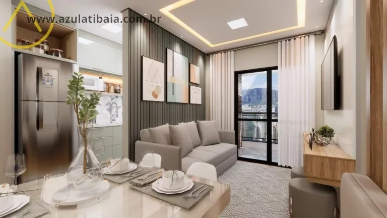 Imagem Apartamento para Venda em Atibaia, Alvinopolis, 1 dormitório, 1 suíte, 2 banheiros, 1 vaga