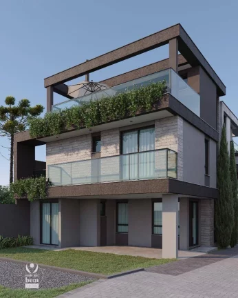 Imagem Sobrado com 176 m², 4 quartos (2 suíte) com terraço à venda por R$ 1.305.320,31 - Ecoville - Curitiba/Paraná